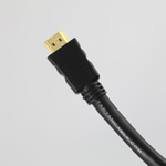 10 foot HDMI cable, Tartan 24 AWG, available in black or white