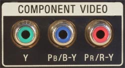 component video jacks