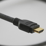 20 foot HDMI cable, BJC Series-FE bonded pair HDMI cable, available in black (shown) or white