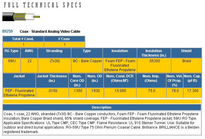 89259 spec sheet