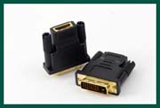 Female HDMI to Male DVI Adapter