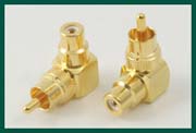 RCA Right-angle adapters