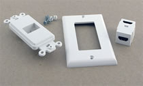 HDMI Wallplate, coupler type