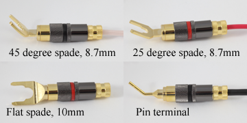 Our welded spade and pin connectors