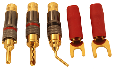 Our welded spade and pin connectors